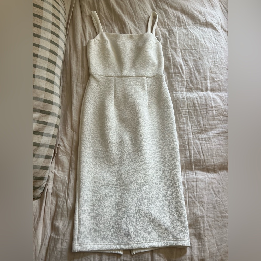 White Midi Dress